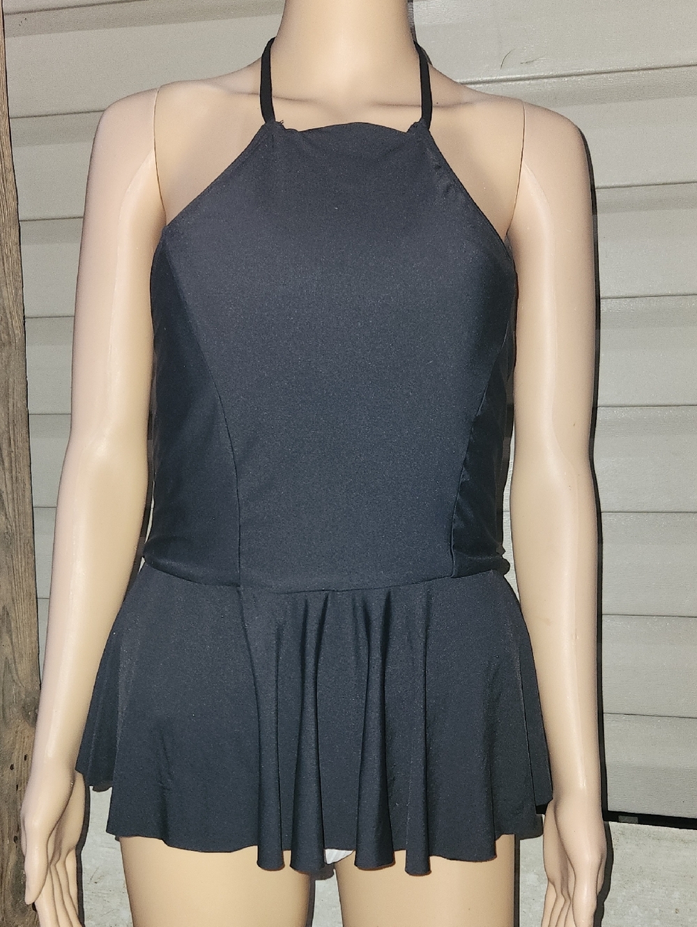 EUC "Sea Angel" Women’s Black Halter Swimdress